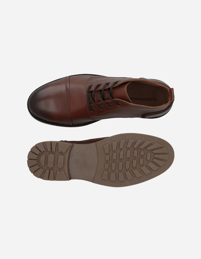 Botines Hombre Cuero Segart-6-01 Café
