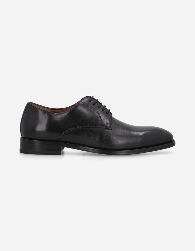 Zapatos Formal Hombre Suela Cuero Sheffield-0-01 Negro