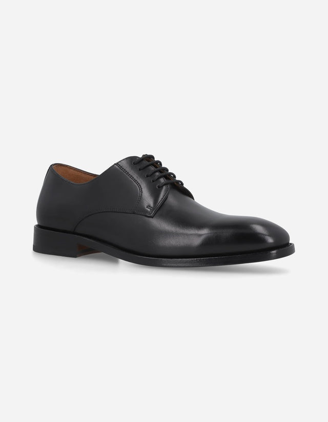 Zapatos Hombre Suela Cuero Sheffield-0-01 Negro