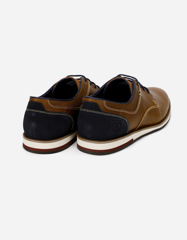 Zapatos Hombre Cuero Shelford-0-04 Brandy