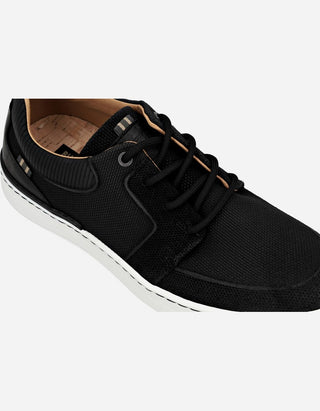 Bullboxer Zapatillas Hombre Cordones Cuero Sinj-0-90 Negro