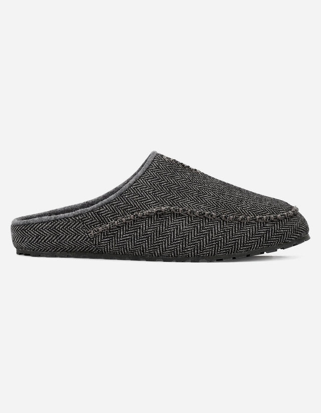 Pantuflas Hombre Textil Sioux-2-01 Gris
