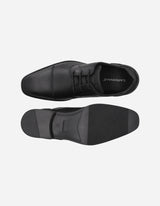 Zapatos Formal Casual Hombre Derby Cuero Con Textura Soren-0-15 Negro
