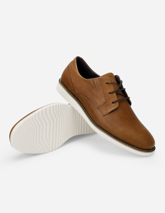 Zapatos Hombre Cuero Spencer-0-01 Brandy