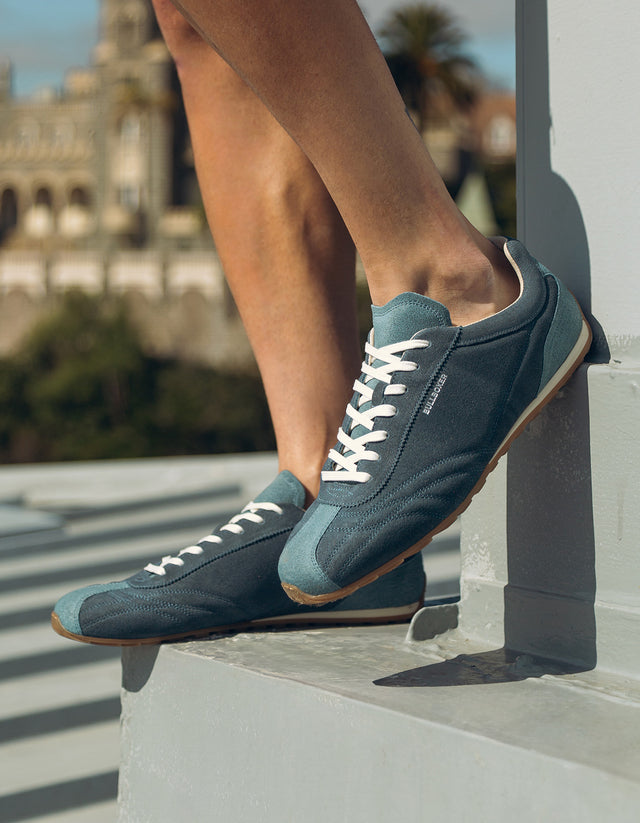Zapatillas Urbanas Hombre Cuero Spitalfields Azul Bullboxer