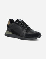 Bullboxer Zapatillas Hombre Cuero Split-0-70 Negro