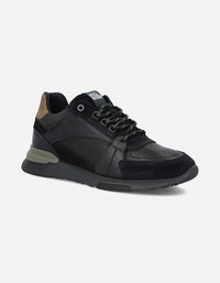 Bullboxer Zapatillas Hombre Cuero Split-0-70 Negro