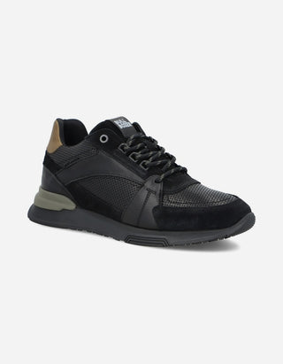 Bullboxer Zapatillas Hombre Cuero Split-0-70 Negro