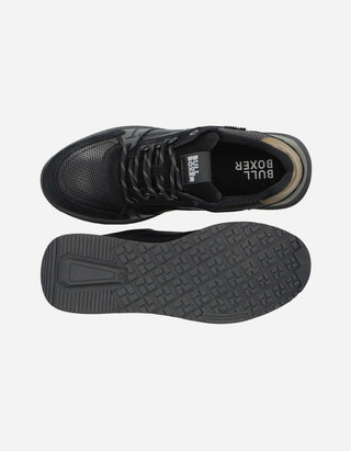 Bullboxer Zapatillas Hombre Cuero Split-0-70 Negro