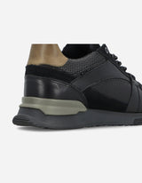 Bullboxer Zapatillas Hombre Cuero Split-0-70 Negro
