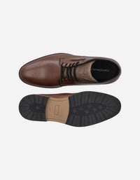 Botines Formal Casual Hombre Cuero Detalle Brogue Taron-6-23 Brandy