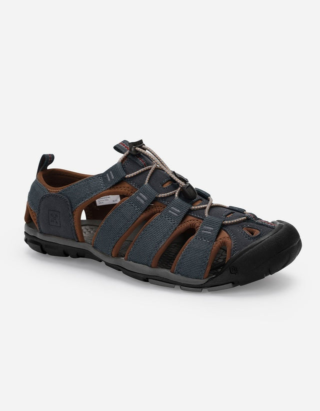 Sandalias Hombre Textil Terral-9-01 Gris