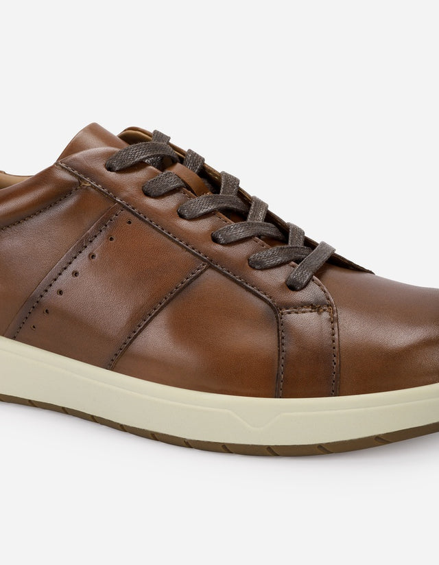 Zapatillas Hombre Cuero Terrasse-0-07 Brandy