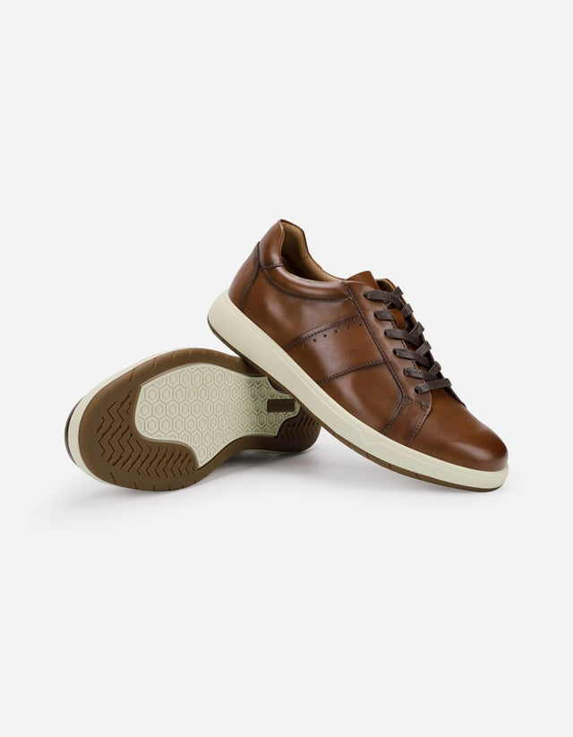 Zapatillas Hombre Cuero Terrasse-0-07 Brandy