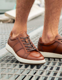 Zapatillas Hombre Cuero Terrasse-0-07 Brandy