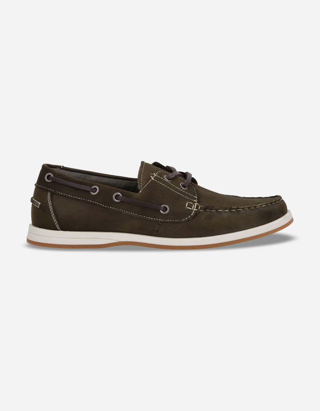 Zapatos Hombre Cuero Torbole-0-06 Verde