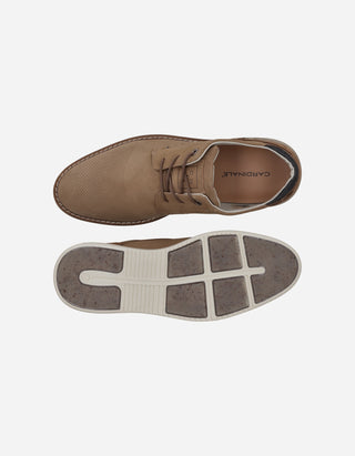 Zapatos Casual Hombre Detalle Perforaciones Cuero Tove-0-20 Brandy