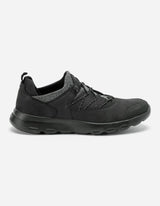 Zapatillas Hombre Cuero Y Textil Walker-0-06-Negro
