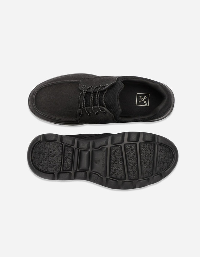 Zapatillas Hombre Cuero Y Textil Walker-0-34 Negro
