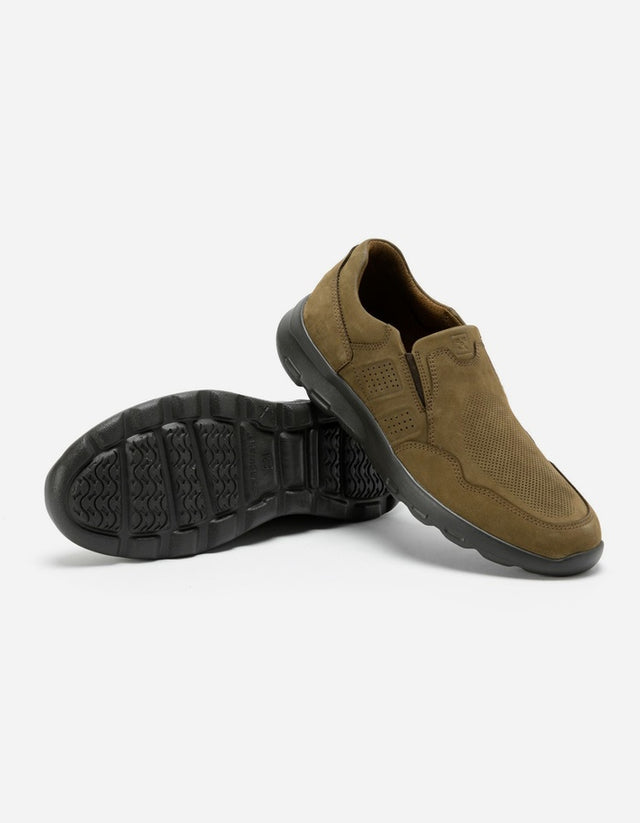 Zapatillas Hombre Cuero Slip-On Walker-3-02-Taupe
