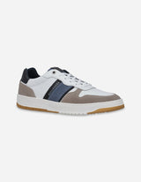 Bullboxer Zapatillas Hombre Urbanas Cuero Y Textil Weesp-0-03 Blanco