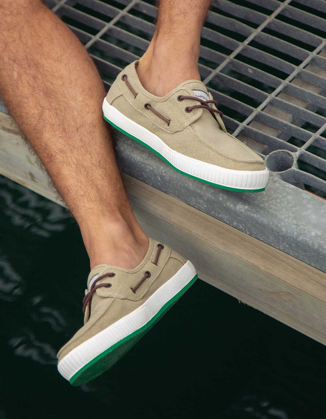 Zapatos Mocasín Náutico Hombre Textil Westland Beige