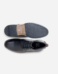 Botines Hombre De Cuero York-6-47-Negro