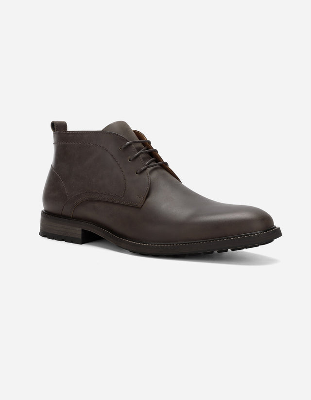 Botines Chukka Hombre Cuero Yorkford Café