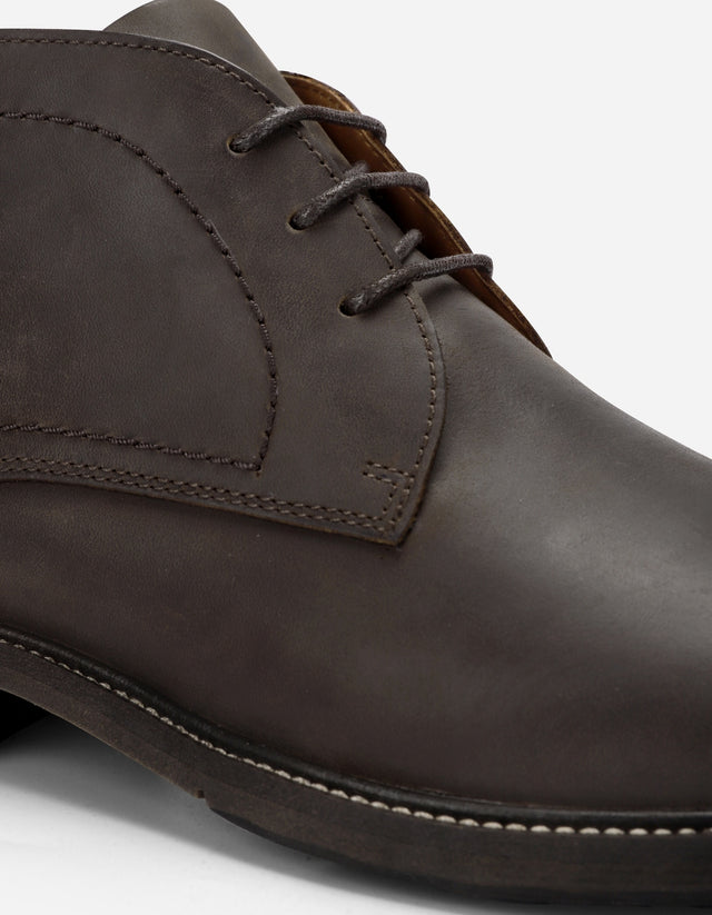 Botines Chukka Hombre Cuero Yorkford Café