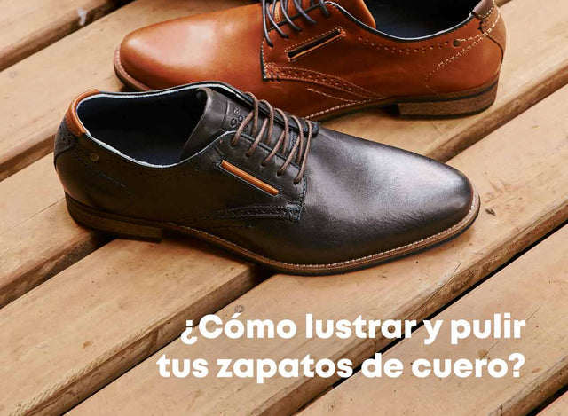 ¿Cómo lustrar y pulir tus zapatos de cuero?