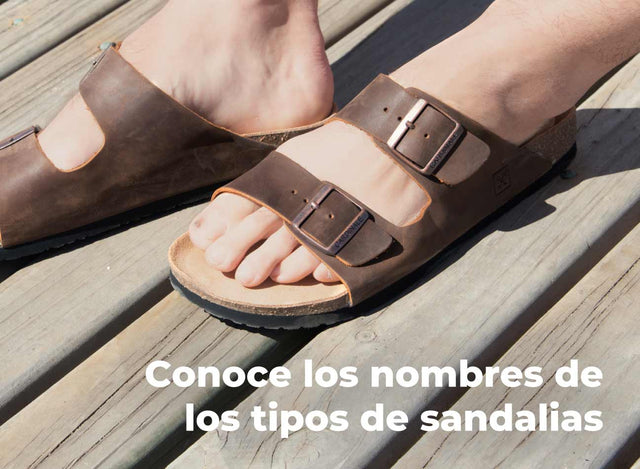 ¡Conoce los nombres de los tipos de sandalias para hombre que existen!