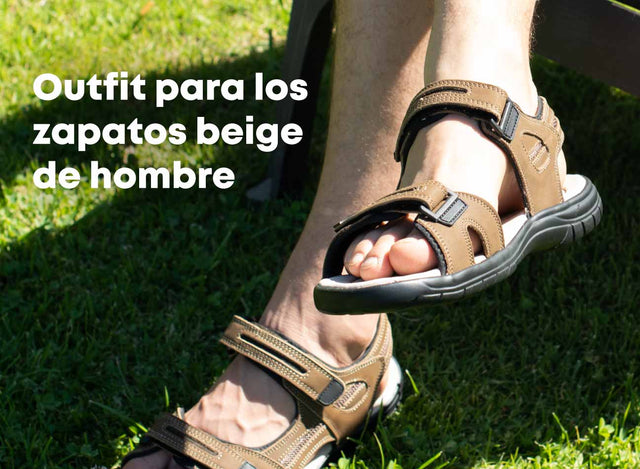 5 outfits con zapatos beige para hombres