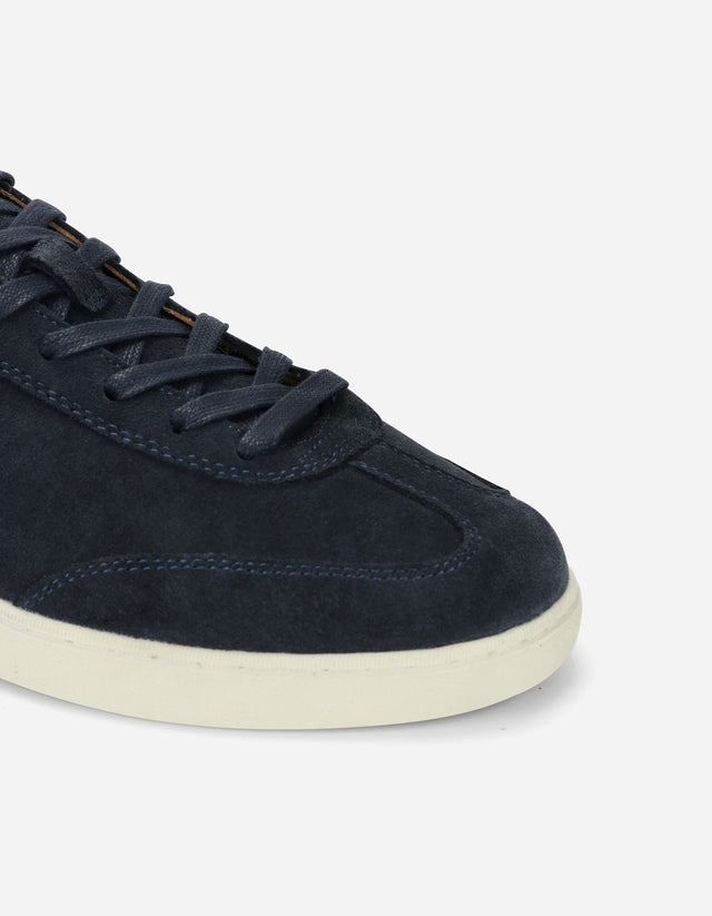 Zapatilla Urbana Hombre Cuero After Azul