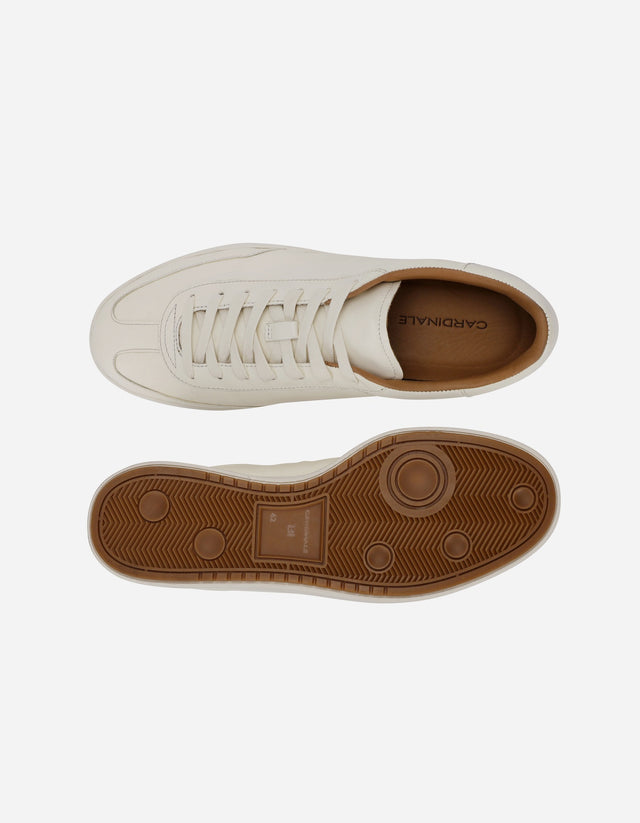 Zapatilla Urbana Hombre Cuero After Blanco