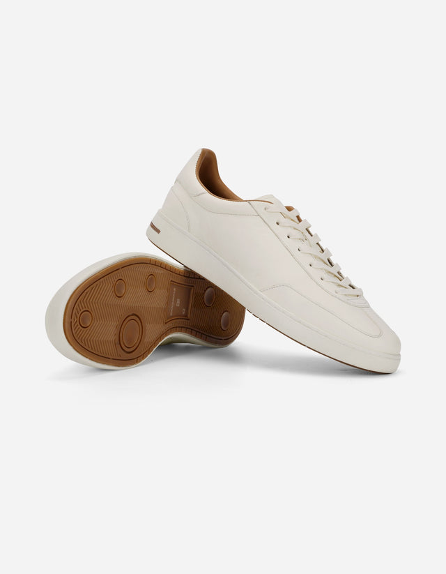 Zapatilla Urbana Hombre Cuero After Blanco