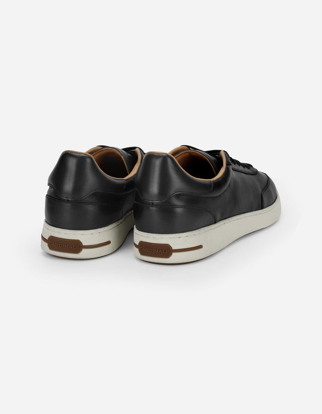 Zapatilla Urbana Hombre Cuero After Negro