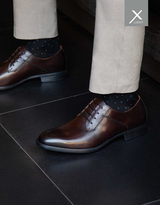 Zapatos Formales Blucher X-Light Hombre Cuero Airford Café