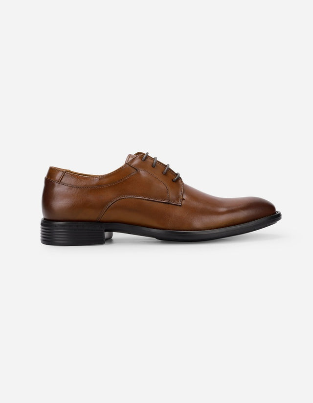 Zapatos Formales Derby X-Light Hombre Cuero Airford-0-02 Brandy