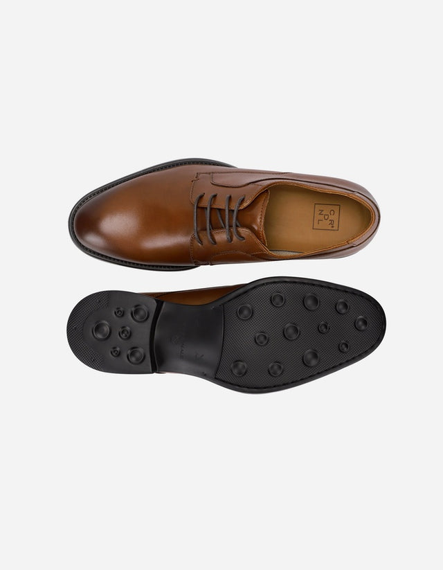 Zapatos Formales Derby X-Light Hombre Cuero Airford-0-02 Brandy