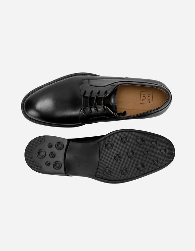 Zapatos Formales Derby X-Light Hombre Cuero Airford-0-02 Negro