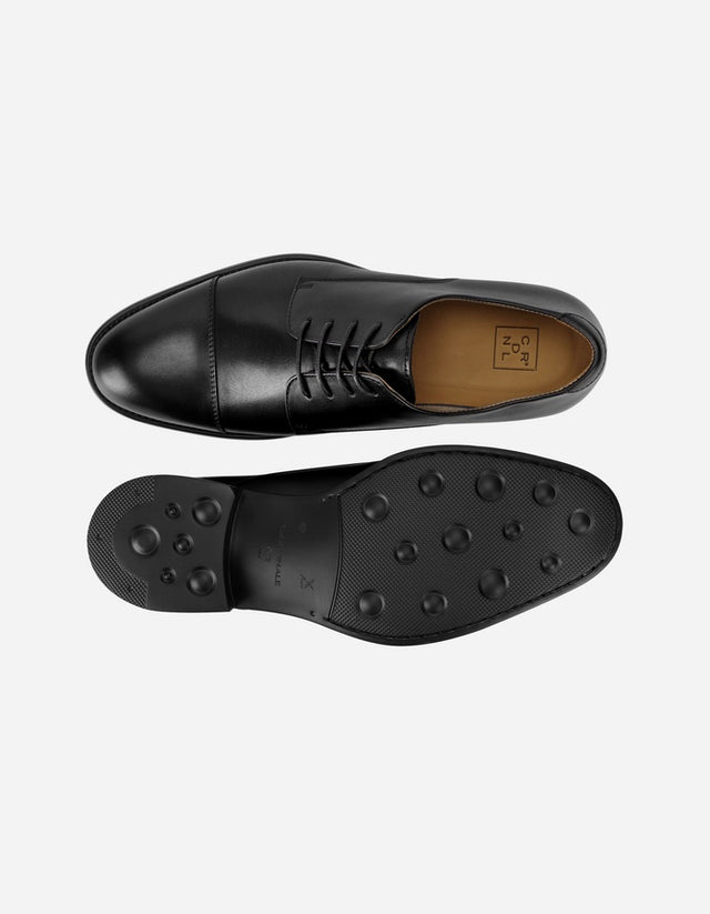 Zapatos Formales Derby X-Light Hombre Cuero Airford-0-04 Negro