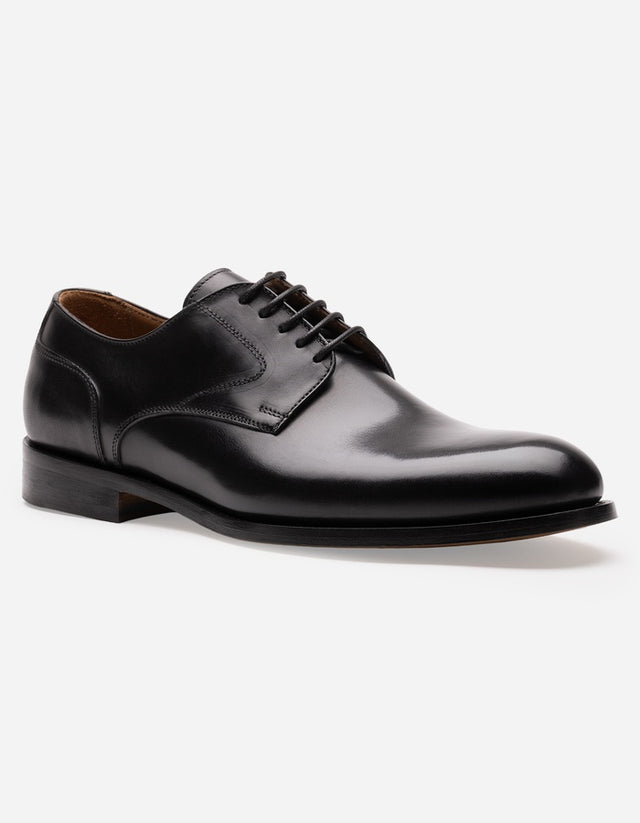 Zapatos Hombre Formales Magno Suela Cuero Hecho En Italia Alessio-0-01 Negro