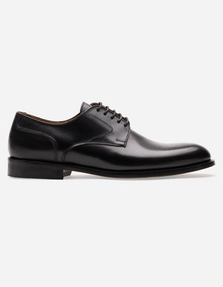 Zapatos Hombre Formales Magno Suela Cuero Hecho En Italia Alessio-0-01 Negro
