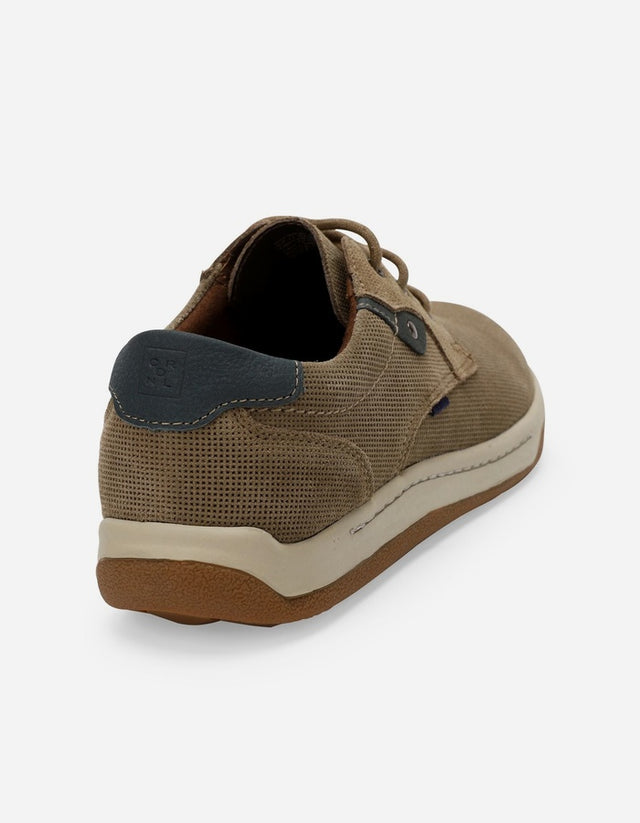 Zapatos Hombre Cordones Cuero Arno-0-11 Taupé