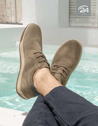 Zapatos Hombre Cordones Cuero Arno-0-11 Taupé