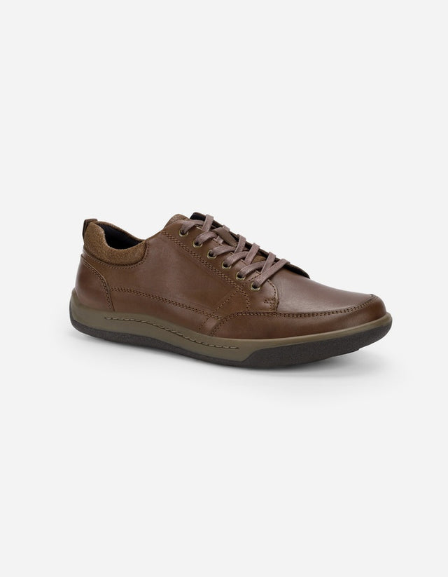 Zapatos Hombre Cuero Arno-0-23 Café