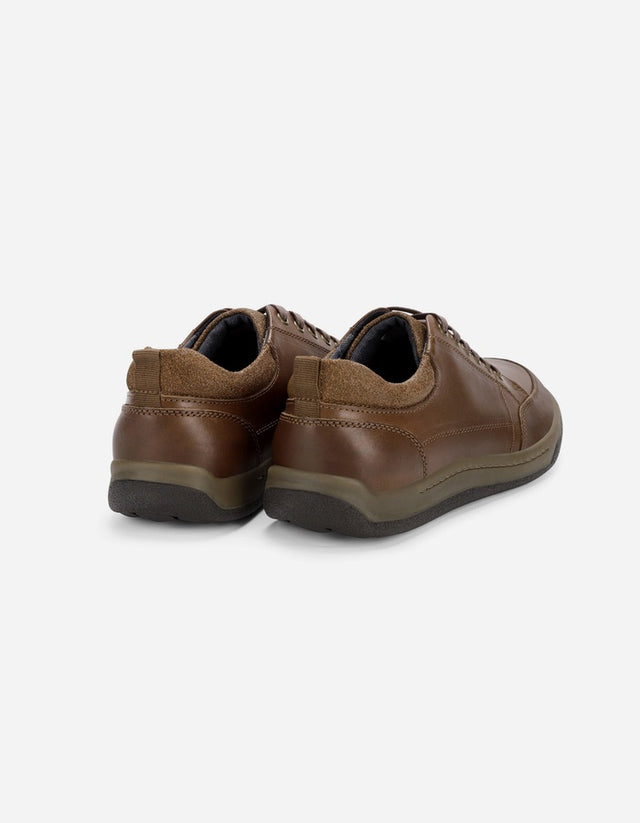 Zapatos Hombre Cuero Arno-0-23 Café