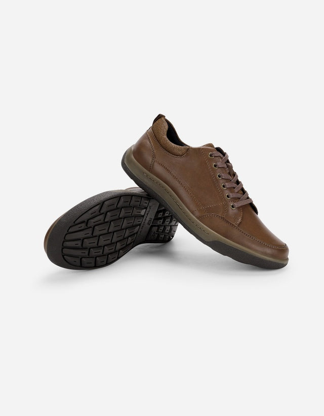 Zapatos Hombre Cuero Arno-0-23 Café