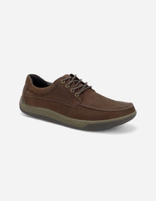 Zapato Casual Hombre Cuero 24 Flex Arno Café