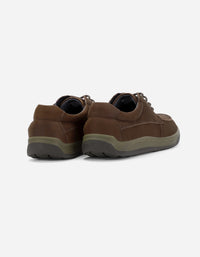 Zapato Casual Hombre Cuero 24 Flex Arno Café